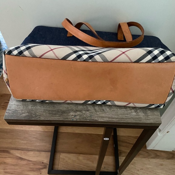 Burberry London Denim Nova check tote beach bag - Picture 9 of 12